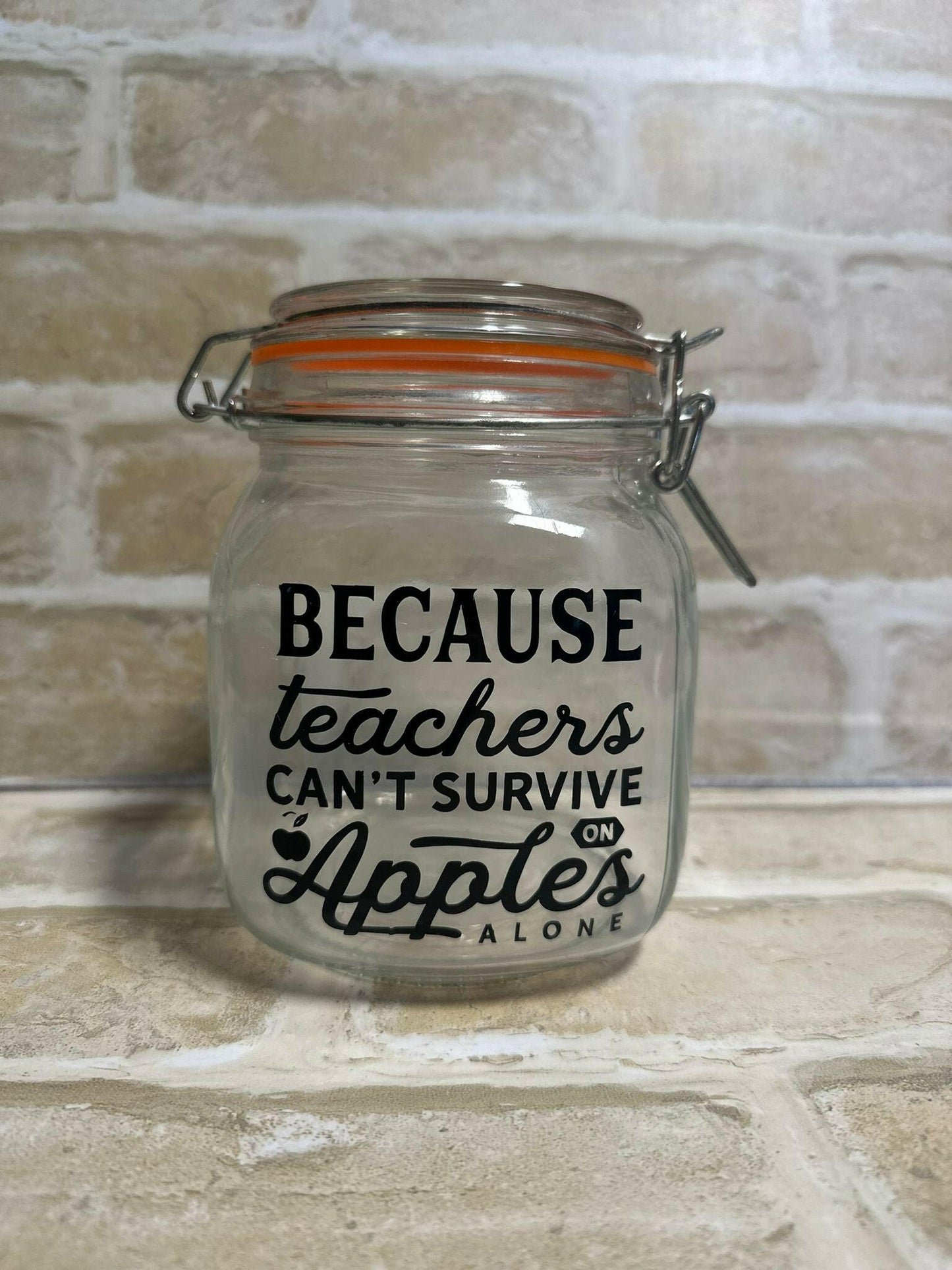 Teacher Gift Lolly Jar Clip Lock