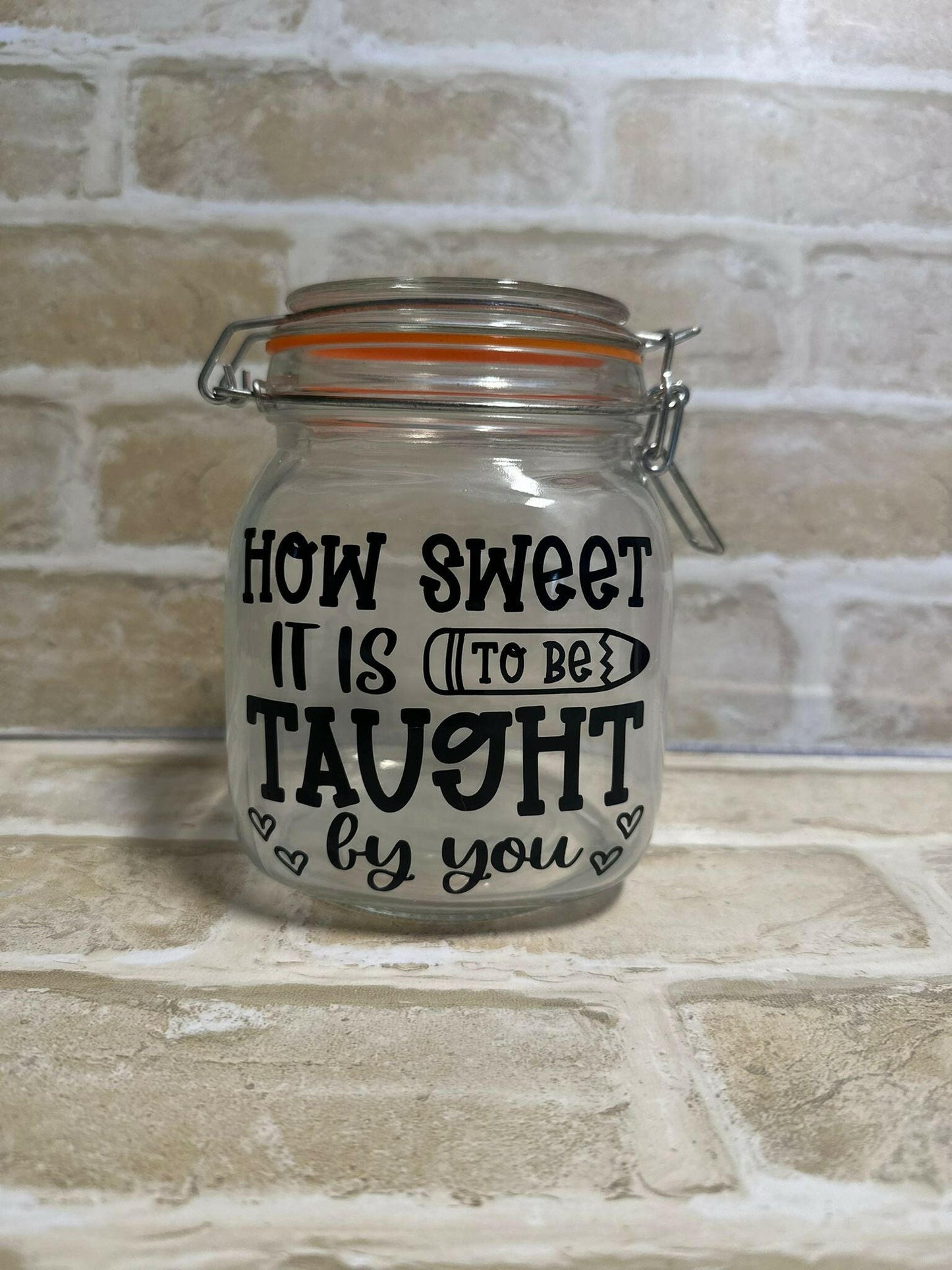 Teacher Gift Lolly Jar Clip Lock